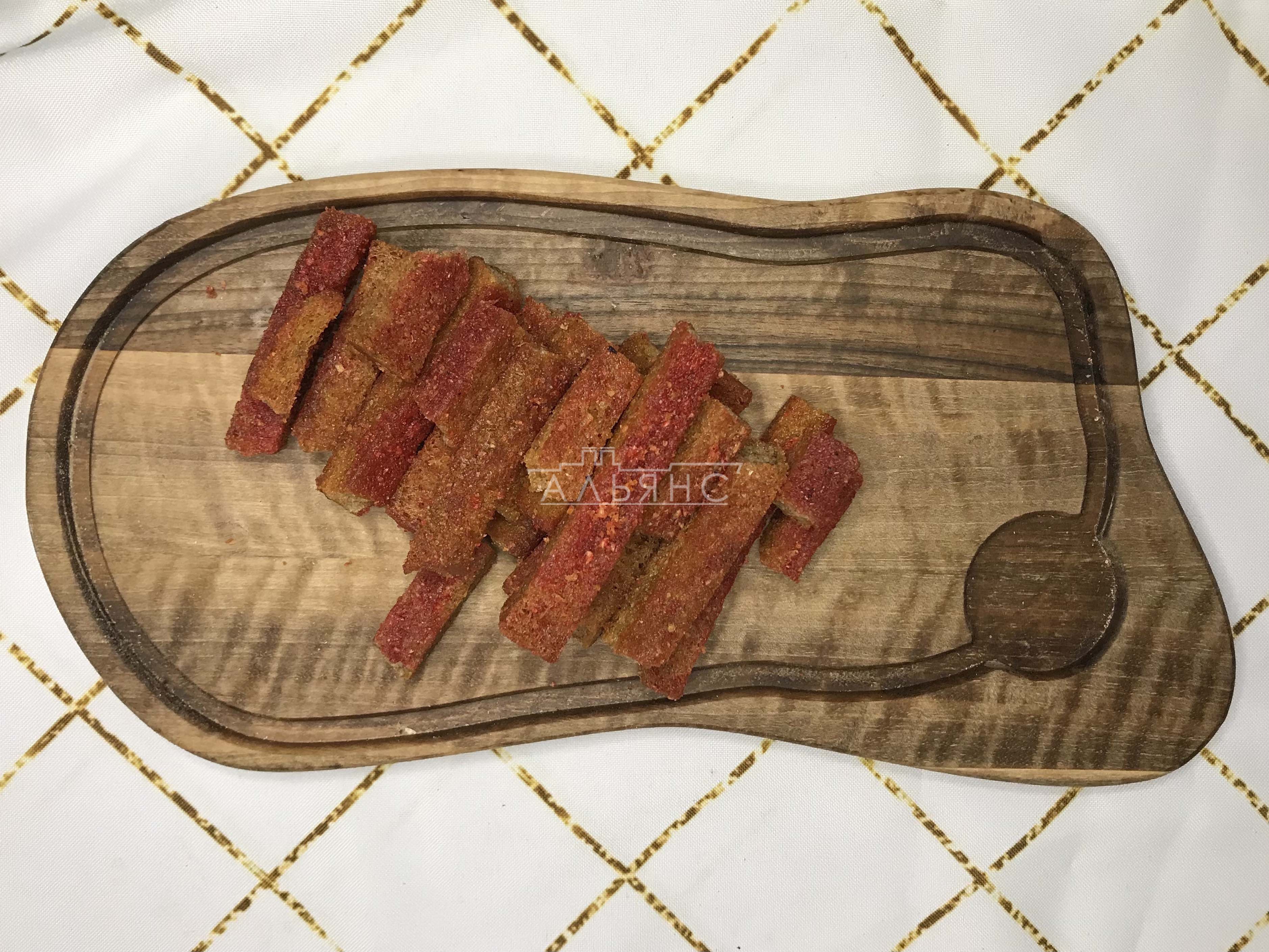 Деревенские гренки с аджикой в Кургане