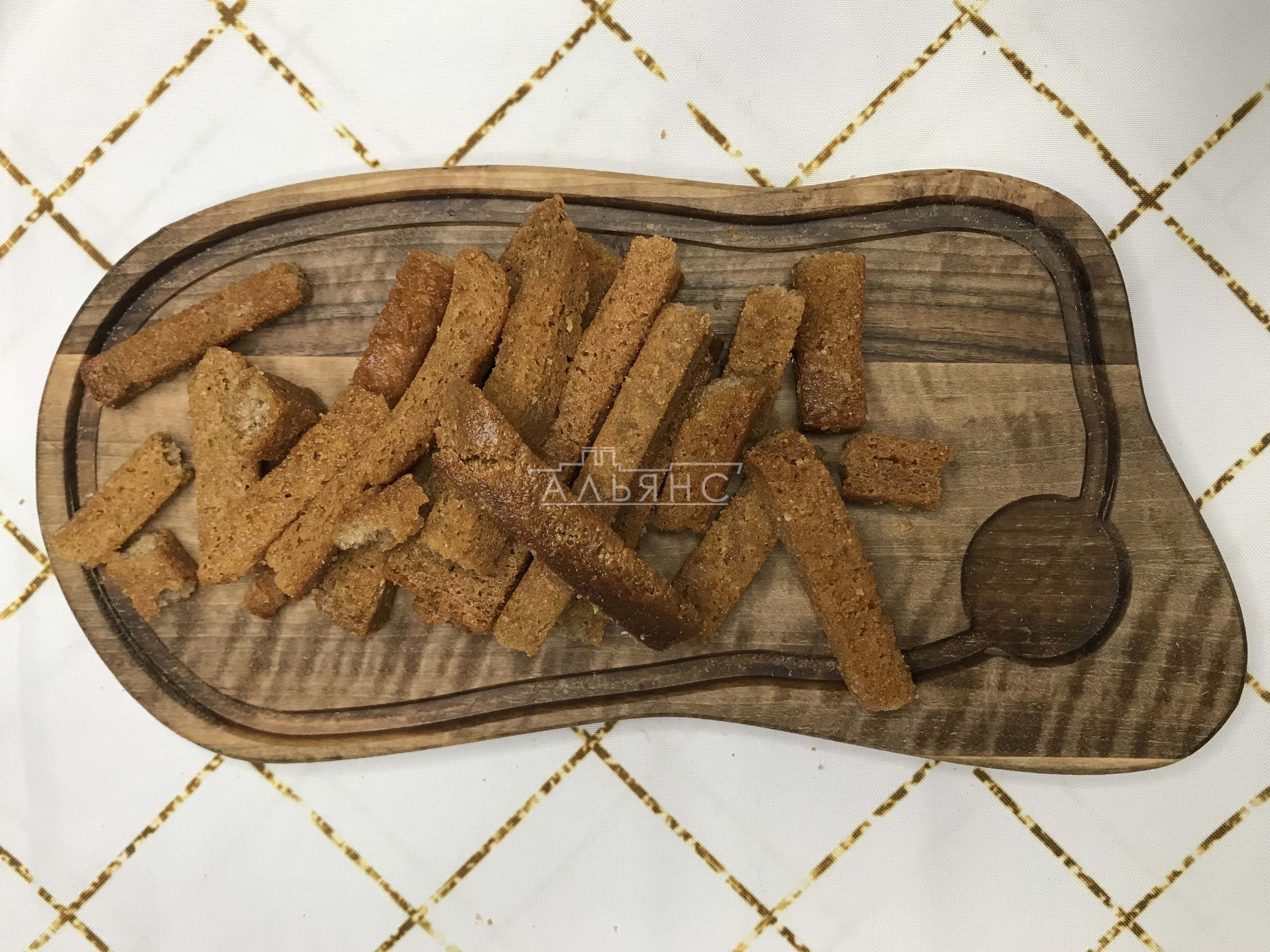 Деревенские гренки с чесноком в Кургане