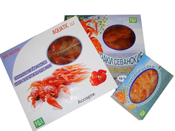 Раки в ассортименте в Кургане