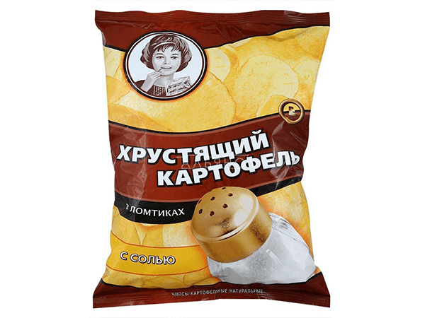 Картофельные чипсы "Девочка" 160 гр. в Кургане