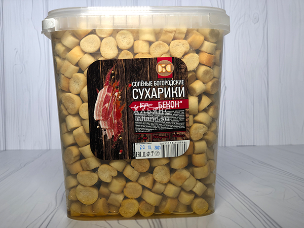 Сухарики с беконом в Кургане