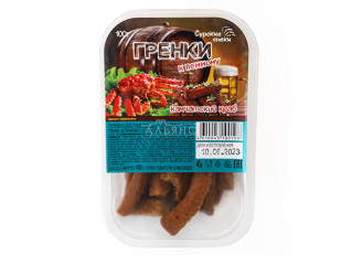 Ведро Ржаные гренки со вкусом Тайский перец (1 кг): Сурские гренки Камчатский краб (100 гр)