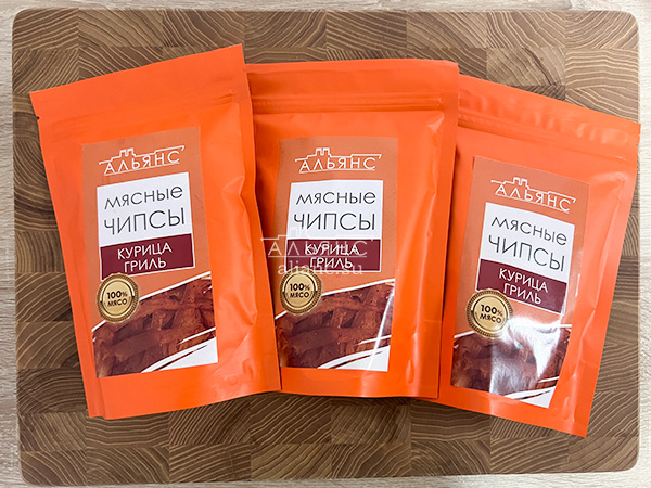 Мясо (АЛЬЯНС) вяленое курица "Гриль" 50 гр. в Кургане