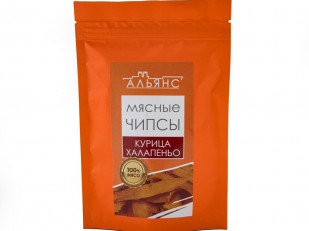 Вяленое мясо: Мясо (АЛЬЯНС) вяленое курица с халапеньо (50 гр)