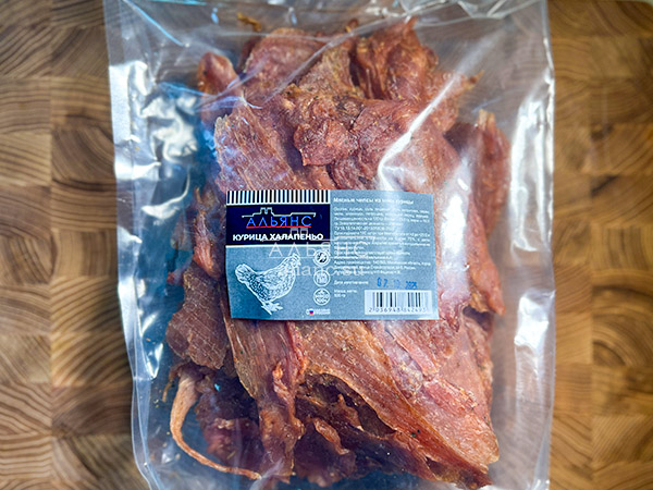 Мясо (АЛЬЯНС) вяленое курица 500гр "С халапеньо" в Кургане
