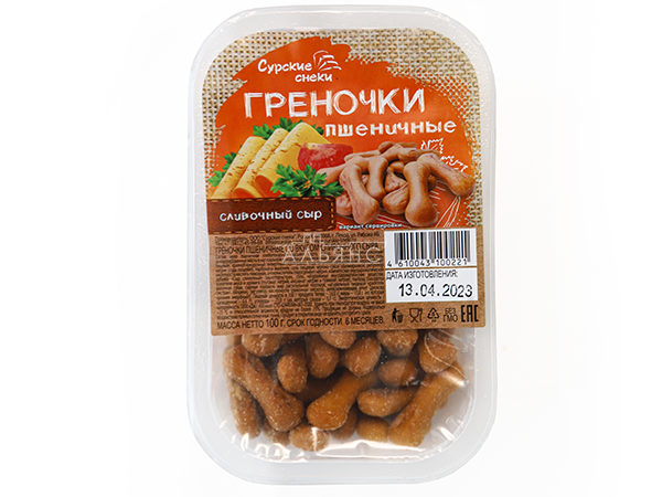 Сурские (ПШЕНИЧНЫЕ) Сливочный сыр (100 гр) в Кургане