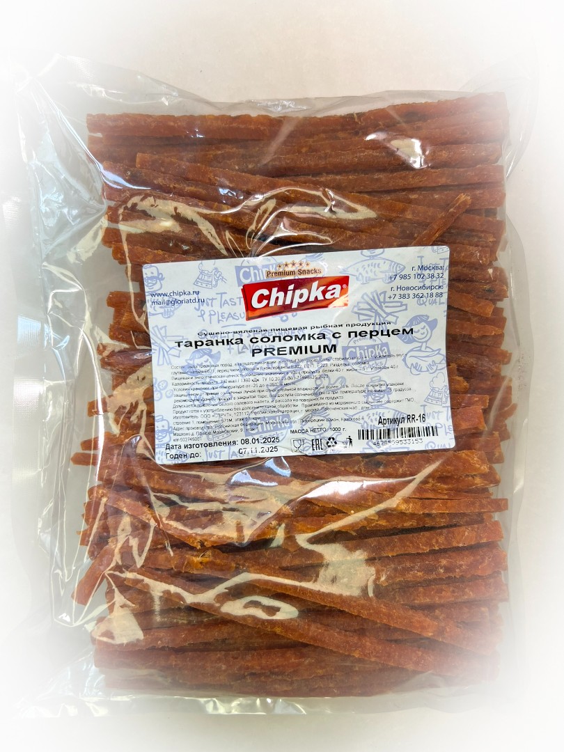 Таранка с перцем (соломка) (Chipka ПРЕМИУМ) в Кургане