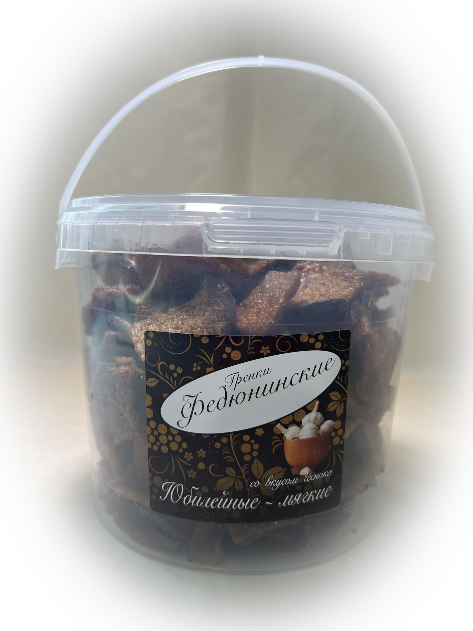 Гренки "ФЕДЮНИНСКИЕ" "Чеснок" (ведро 900 гр.) в Кургане