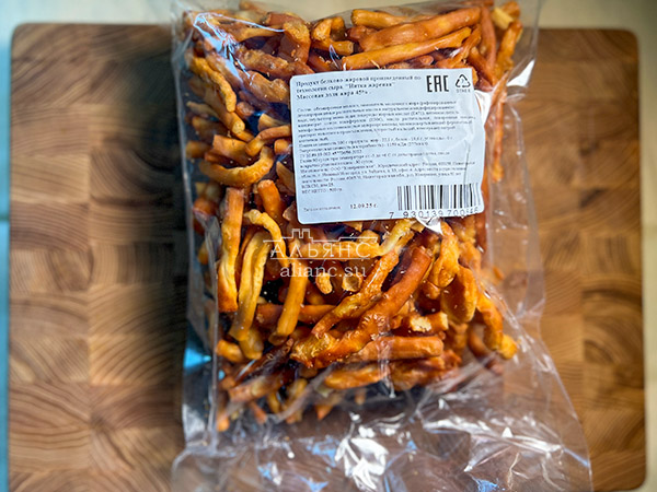 Нитка ЖАРЕНАЯ  Oktobersnack1 кг (сырный продукт) в Кургане