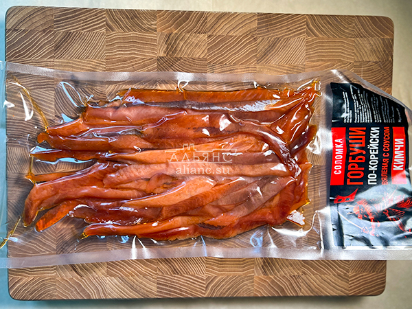 Горбуша соломка по-корейски в Кургане