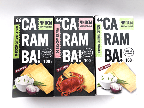 Чипсы "CARAMBA" ассорти 100 гр. в Кургане