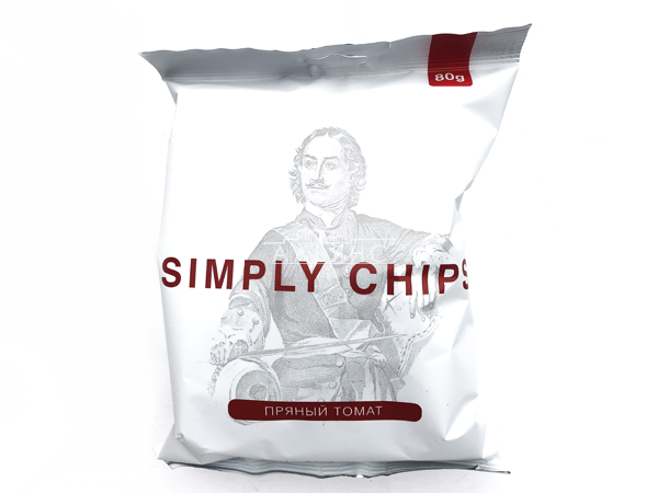 Картофельные чипсы "Simple chips" Пряный томат 80 гр. в Кургане